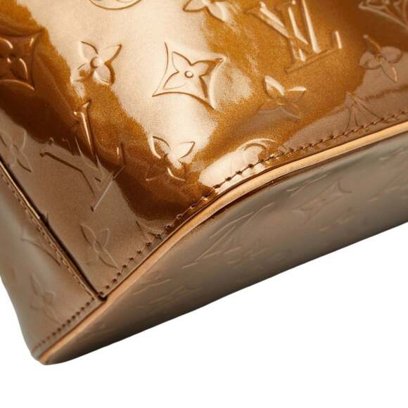 LOUIS VUITTON Brown Monogram Leather Tote Bag